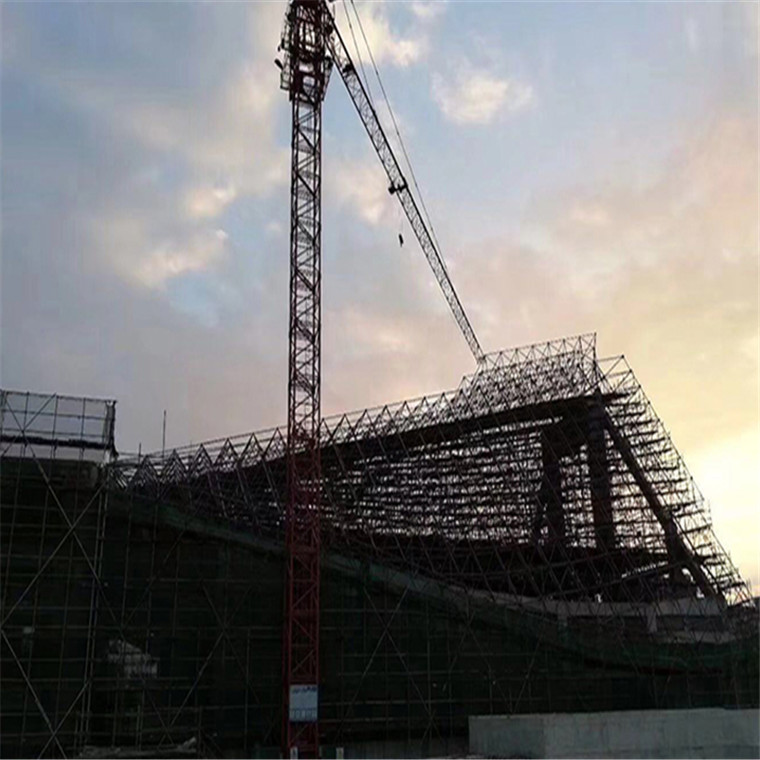 宁波国际礼堂网架主体完成